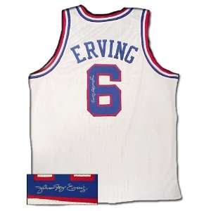  Julius Dr. J Erving Signed Authentic Philadelphia 76Ers 