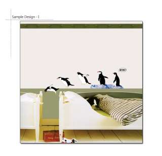 Vinyl Wall Art Sticker ★ LITTLE PENGUINS ★ Mural Decals  