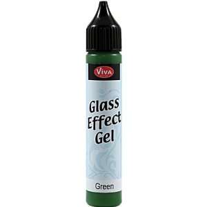  Viva Decor Glass Effect Gel 25ml Green   743881 Patio 