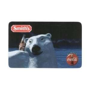   Cola Collectible Phone Card 3m Smiths Polar Bear With Coke Bottle