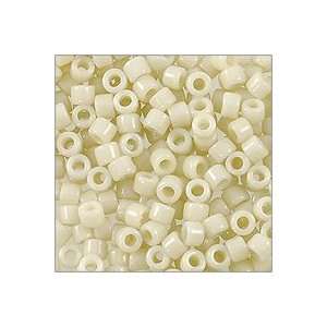   Delica Seed Bead 11/0 Ivory Glazed Luster Opaque (3 Gram Tube) Beads
