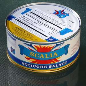 Anchovies in Sea Salt by Scalia (29.9 ounce)  Grocery 