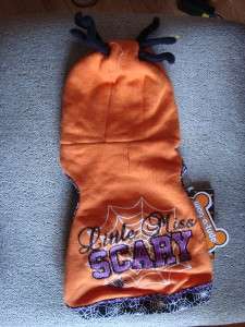 WAG A TUDE Puppy/Dog LITTLE MISS SCARYHOODIE Small  
