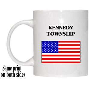    US Flag   Kennedy Township, Pennsylvania (PA) Mug 