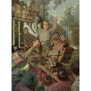 Bob Byerley   The Thrill Show Artists Proof Canvas Giclee  
