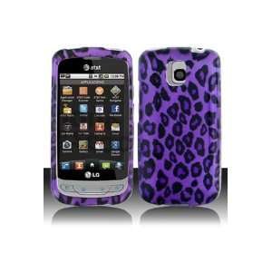  LG P506 Thrive / P505 Phoenix Graphic Case   Purple/Black 