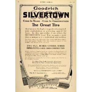   Vintage Ad Goodrich Silvertown Cord Tire Akron OH   Original Print Ad