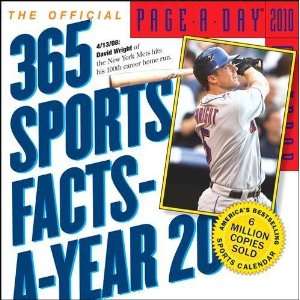   365 Sports Facts Page A Day 2010 Daily Boxed Calendar