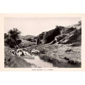  1937 Halftone Print River District Saint Andrew Barbados 