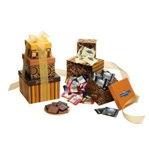Ghirardelli Chocolate Gift Tower of Squares Chocolates  