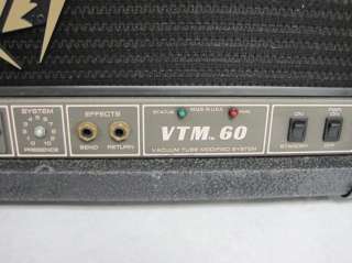 Peavey VTM 60 Single Channel Guitar Amp Head Vacuum Tube Modified 