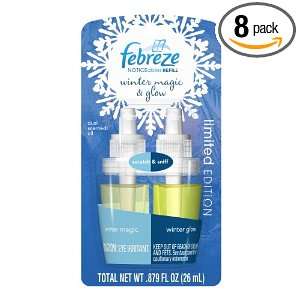 febreze Noticeables Refill, Winter Magic and Glow, 0.879 Ounce (Pack 