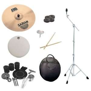  Crash Pack with Convertible Cymbal Boom Stand, Survival Kit, Cymbal 