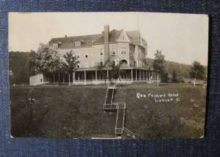 ODD FELLOWS HOME LUDLOW VERMONT VT Photo Postcard 1913  