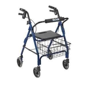  Lever Brake 4 Wheel Rollator with Various Seating Options 