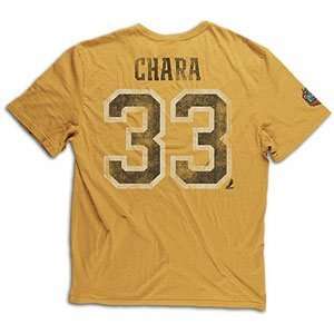   Classic Retro Name and Number T shirt   BOSTON BRUINS GOLD Large