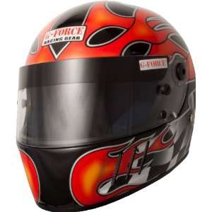   Force 3025XLGBK Pro Vintage Black X Large SA10 Full Face Racing Helmet