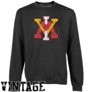 Virginia Military Institute Keydets Charcoal Distressed Logo Vintage 