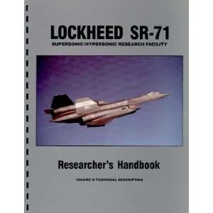  Lockheed SR 71 Aircraft Research Handbook Manual   Vol. 2 