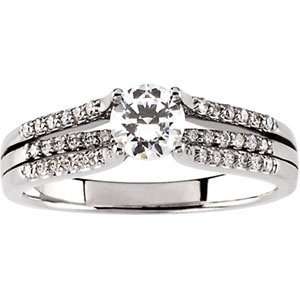   tw Vintage Semi Set Diamond Engagement Ring Diamond Designs Jewelry