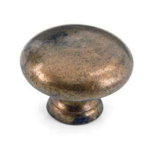  Button Knob Antique Brass