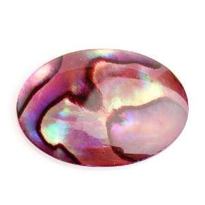  14x10mm Red Paua Shell Oval Cabochon   Pack of 2 Arts 