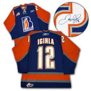  Iginla Autographed Jersey   Kamloops Blazers   Autographed NHL Jerseys