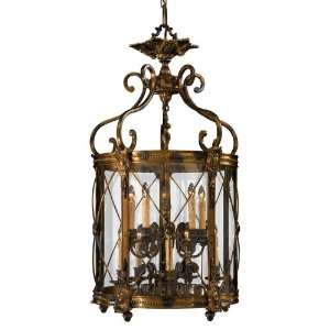   Vintage Traditional / Classic Ten Light Foyer Pendant from the Vinta