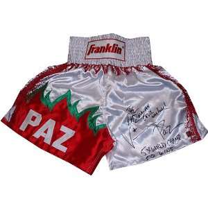  Vinny Pazienza Autographed Boxing Trunks Sports Boxing 