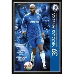  Chelsea   Anelka Framed Poster Print, 27x39