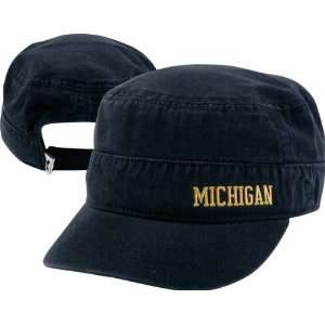 Michigan Wolverines Womens New Era Military Adjustable Strapback Hat 