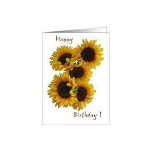  A Bouquet of Sunflowers for your Birthday Card Health 