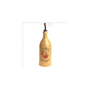 Revol 615733   Porcelain Vinegar Bottle w/ 26.5 oz Capacity, Yellow