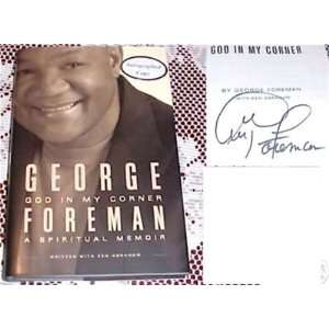  George Foreman God In My Corner Signed BOOK JSA PROOF 