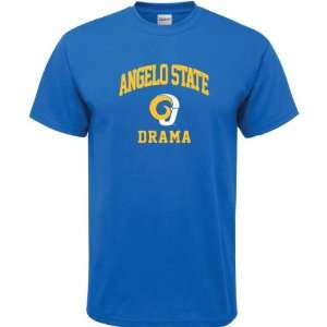 Angelo State Rams Royal Blue Drama Arch T Shirt