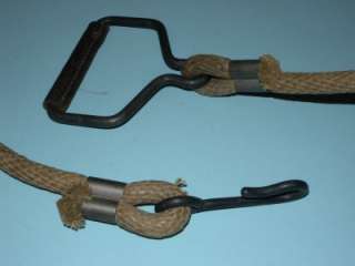 WW2 ORIGINAL M3A4 UTILITY HAND CART TOW ROPE / ARMY AIRBORNE  