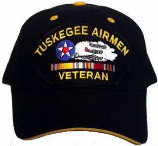 Tuskegee Airman Veteran Ball Cap Hat Military FREE SHIP  