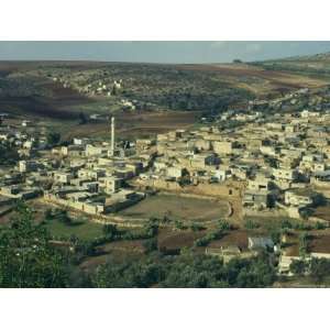  View from Above of Palestinian Village of Gilboa, Mount 