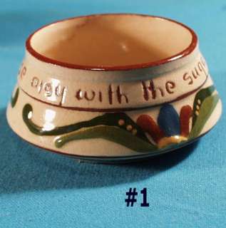 VINTAGE COLLECTION OF 50 TORQUAY ENGLISH DEVON RED MOTTO WARE POTTERY 