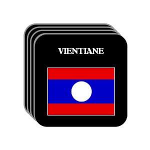 Laos   VIENTIANE Set of 4 Mini Mousepad Coasters