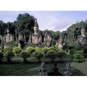  Buddhist Sculptures at Xieng Khuan Buddha Park, Vientiane 