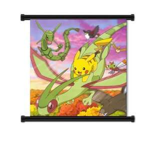  Pokemon Anime Fabric Wall Scroll Poster (16x16) Inches 