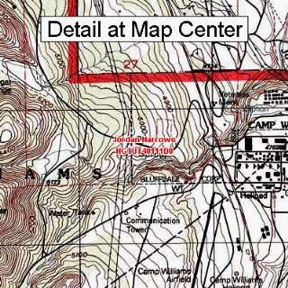  USGS Topographic Quadrangle Map   Jordan Narrows, Utah 