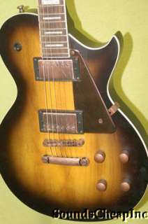 AXL Badwater 1216 LP Guitar   Worn Sunburst  