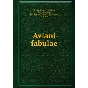   Friedrich Lachmann , Wilhelm Flavius Avianus   Books
