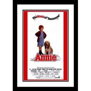  Annie 20x26 Framed and Double Matted Movie Poster   Style 