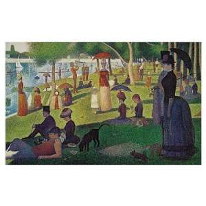 Sunday Afternoon on the Island of Grand Jatte 1864 6 Finest LAMINATED 