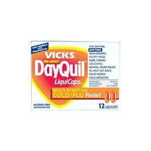  Vicks DayQuil LiquiCaps Cold/Flu Relief, Multi Symptom 2 