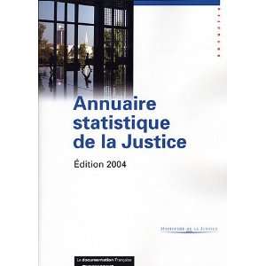  annuaire statistique de la justice (9782110056252 