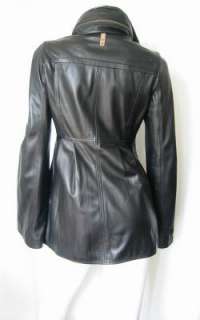 MACKAGE black leather jacket XS TP  